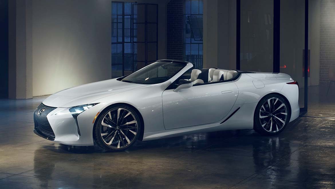 CONCEPT LEXUS LC DESCAPOTÁVEL APRESENTADO NO SALÃO DE DETROIT 2019