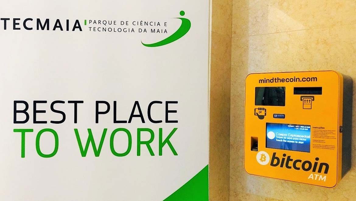 TECMAIA TEM O PRIMEIRO ATM DE CRIPTOMOEDAS DO GRANDE PORTO