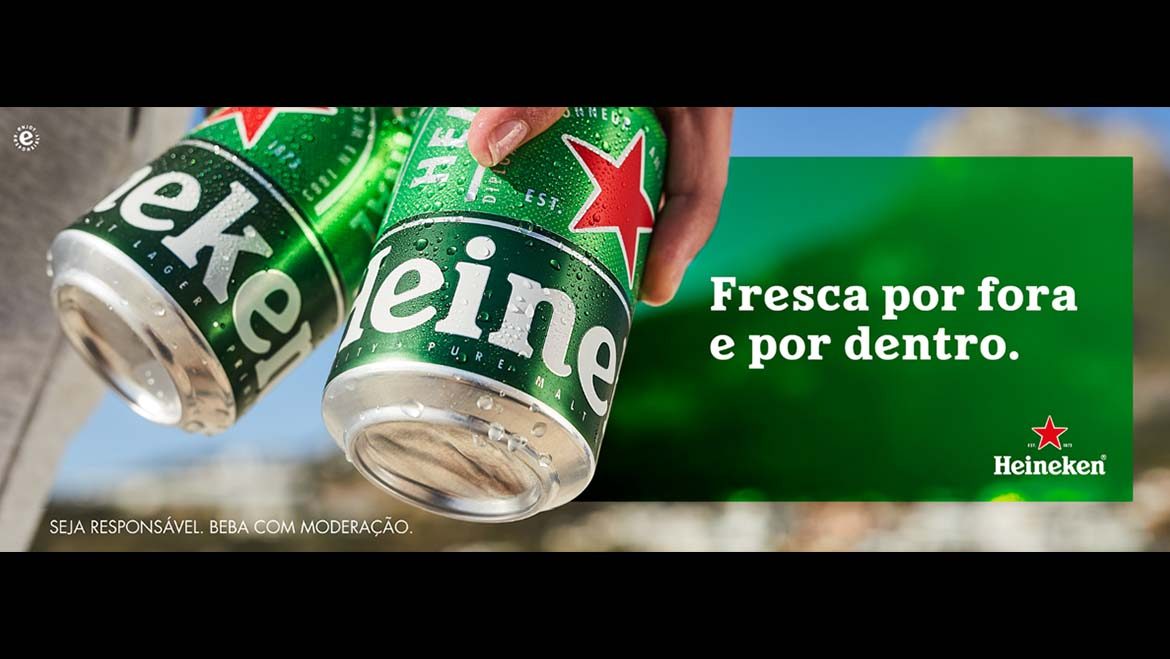 Heineken® lança uma nova lata em Portugal, fresca por fora e por dentro