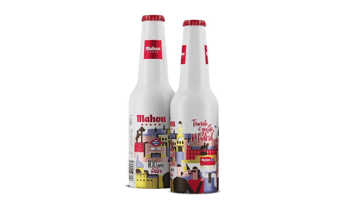 Cerveja Mahou celebra o Centenário  do Metro de Madrid