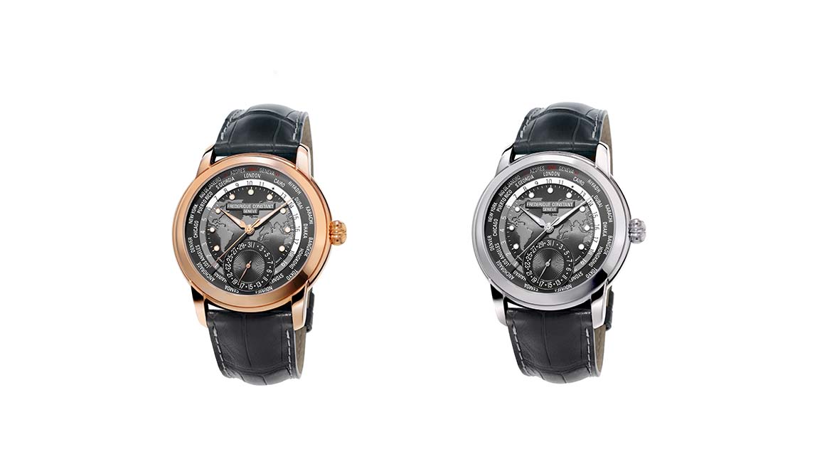 Frédérique Constant apresenta uma nova versão do Classic Worldtimer Manufacture