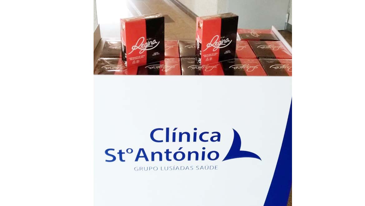 Imperial oferece mais de 2.500 tabletes de chocolates a profissionais de saúde