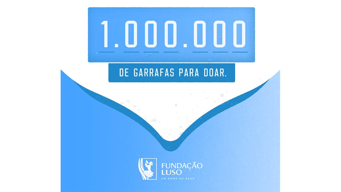 Fundação Luso oferece Um Milhão de garrafas de água