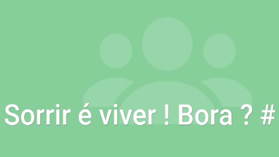 SORRIR É VIVER! BORA?#