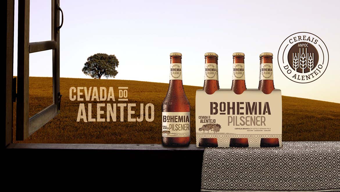 Bohemia é a primeira marca de cerveja que assume a utilização exclusiva de Cevada do Alentejo