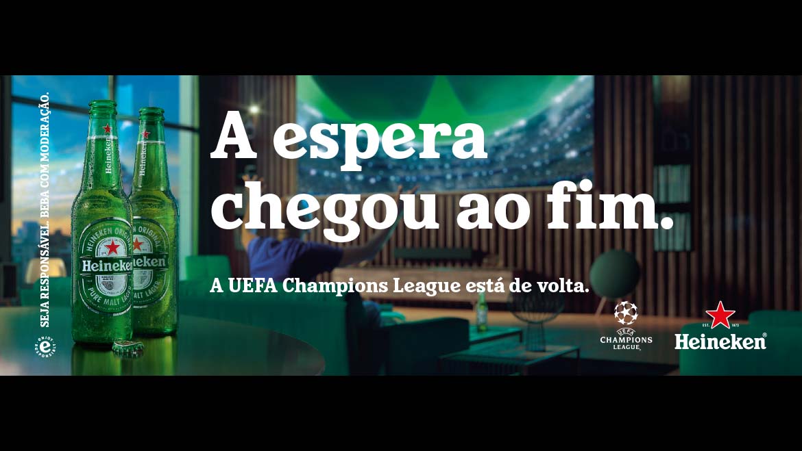 Heineken® celebra o regresso da UEFA Champions League: “A espera chegou ao fim”