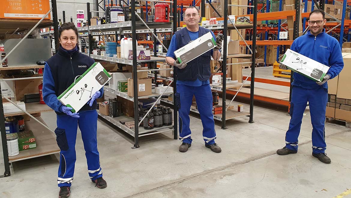 Dachser e fitnessdigital já  entregaram 500 pedaleiras a lares