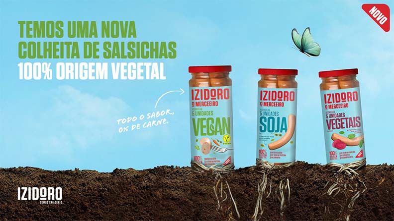Izidoro inova e apresenta salsichas de origem 100% Vegetal