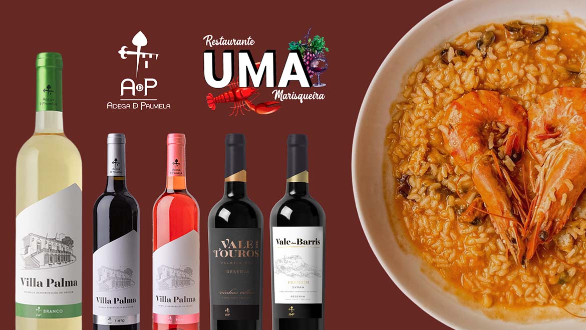 Adega de Palmela JUNTA-SE A marisqueira uma PARA BRINDAR À GASTRONOMIA PORTUGUESA