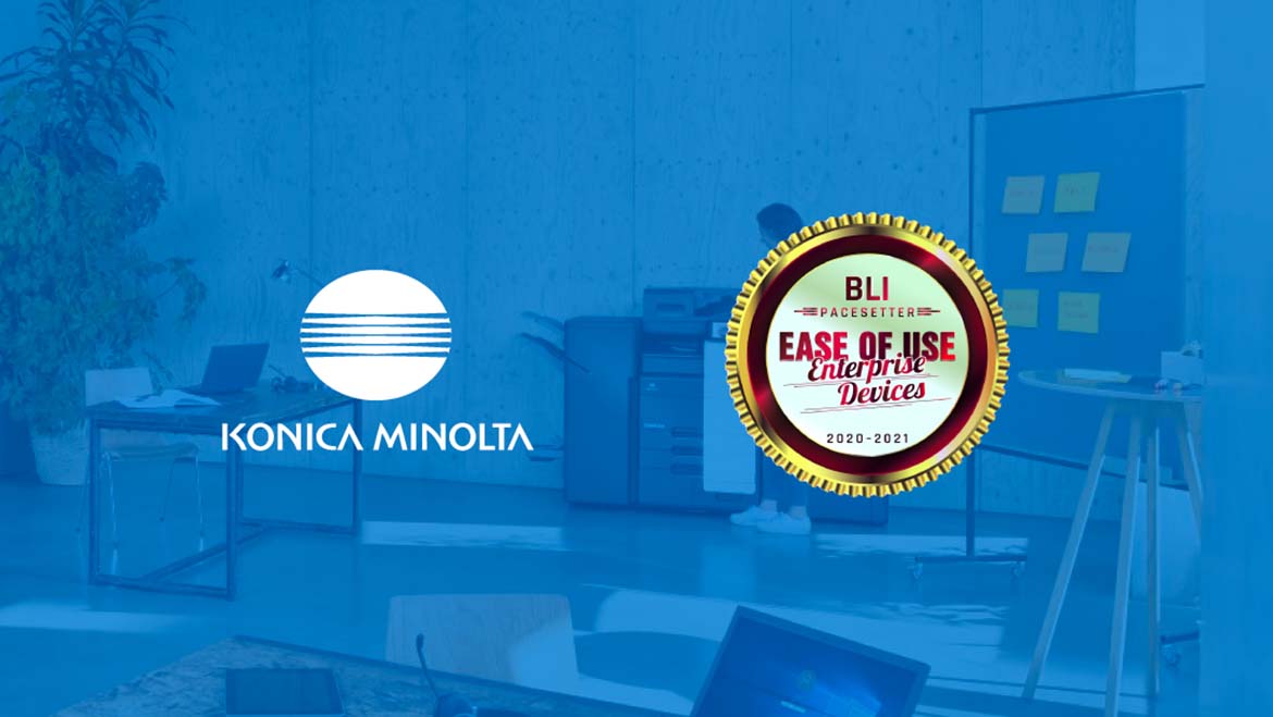 Konica Minolta recebe prémio BLI PaceSetter pela facilidade de utilização dos equipamentos