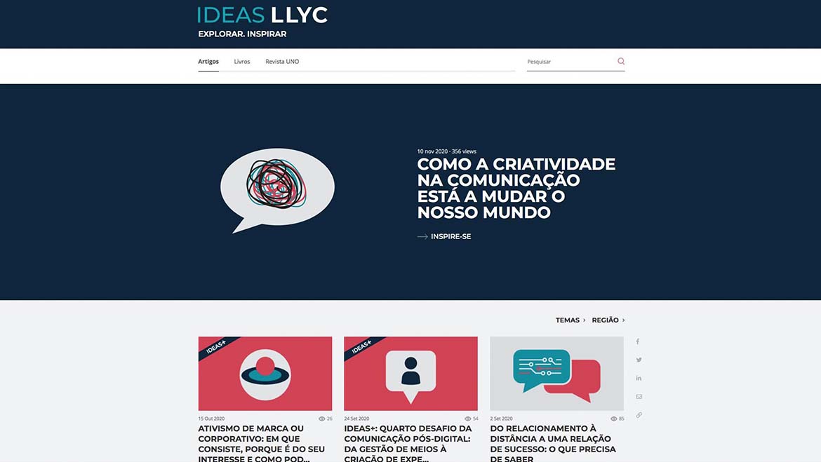 LLYC lança plataforma de conhecimento em Portugal