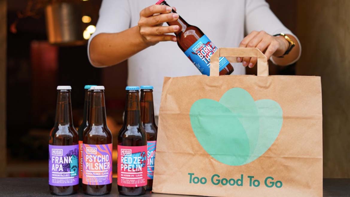 Cerveja Musa  junta-se à Too Good To Go com 2 pontos de recolha