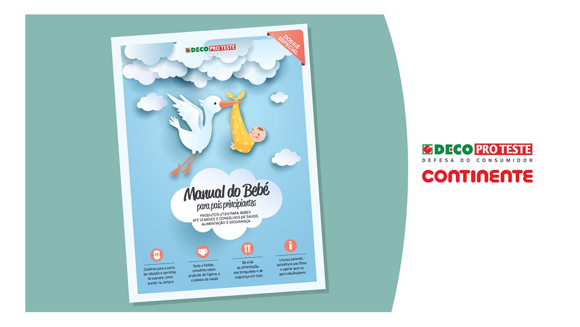 DECO PROTESTE junta-se ao Continente para promover Manual do Bebé