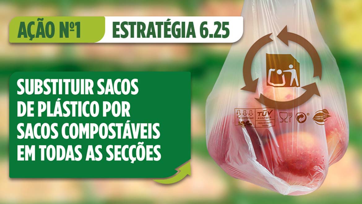 Mercadona elimina sacos de plástico de uso único em todas as lojas