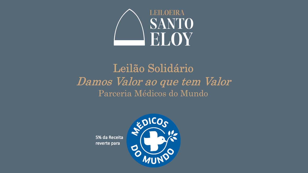 LEILÃO SOLIDÁRIO PARA APOIAR MÉDICOS DO MUNDO