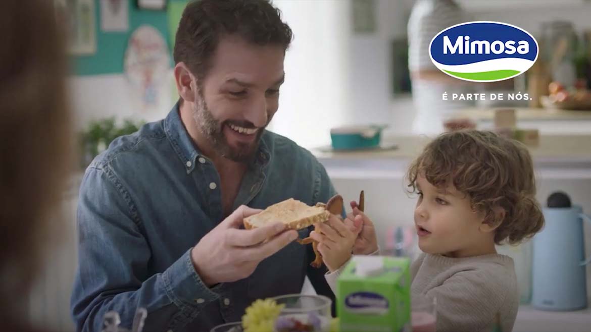 Mimosa lança campanha multimeios  para celebrar Dia do Pai