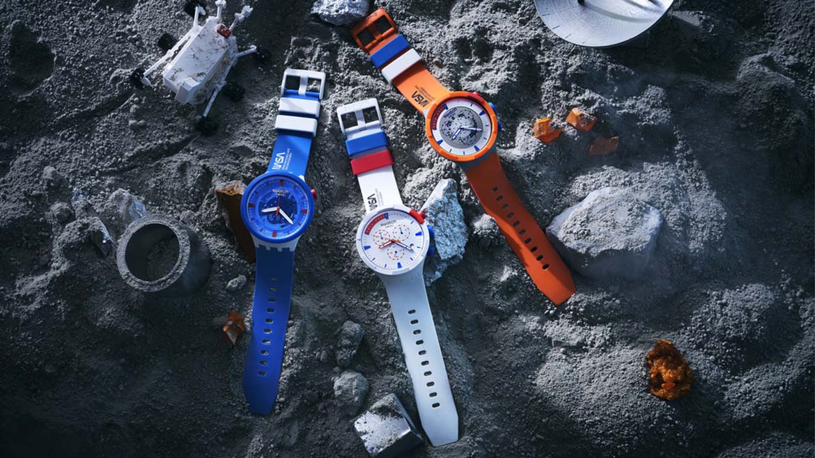 SWATCH ALCANÇA AS ESTRELAS COM A NOVA COLEÇÃO SPACE