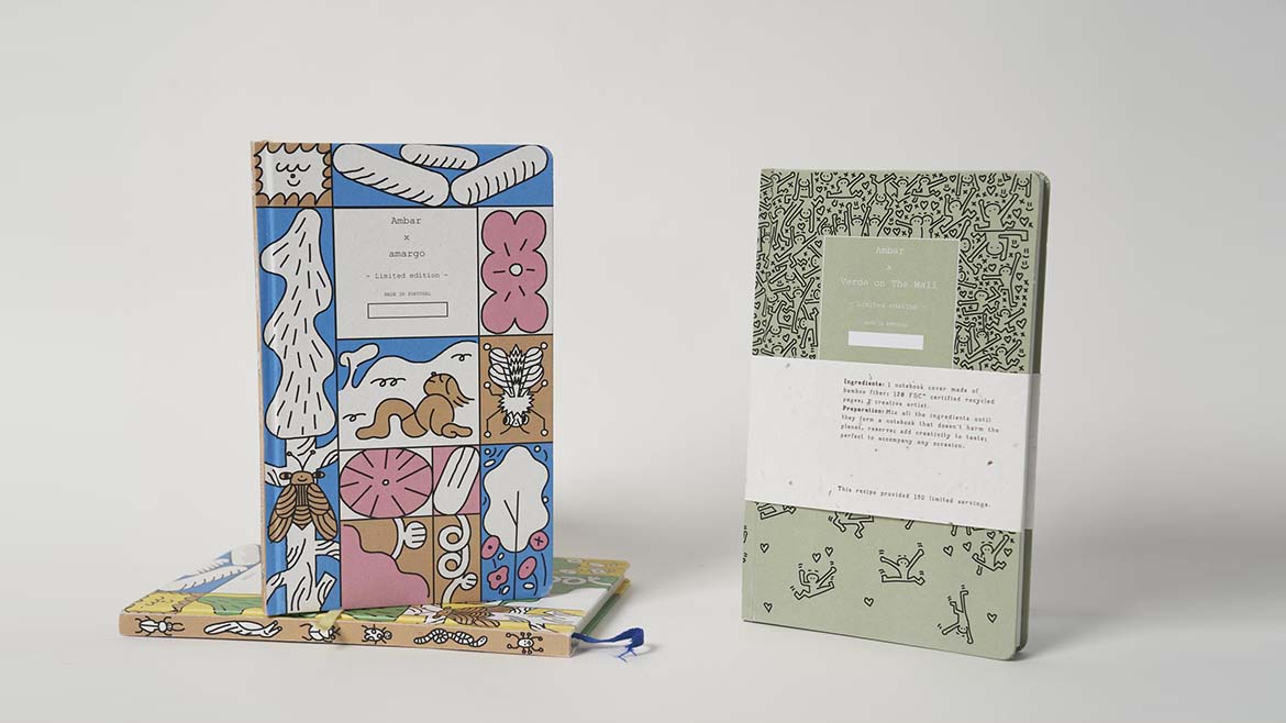 AMBAR LANÇA NOTEBOOK EM PARCERIA COM ARTISTAS PORTUGUESES