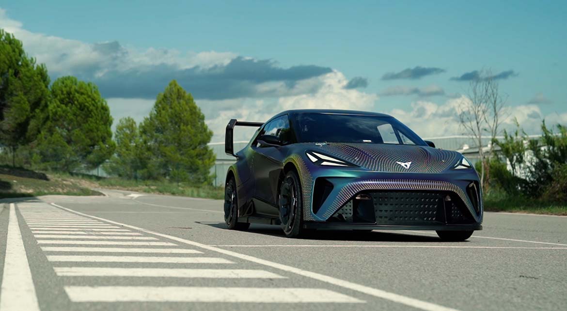 O CUPRA UrbanRebel Concept em movimento