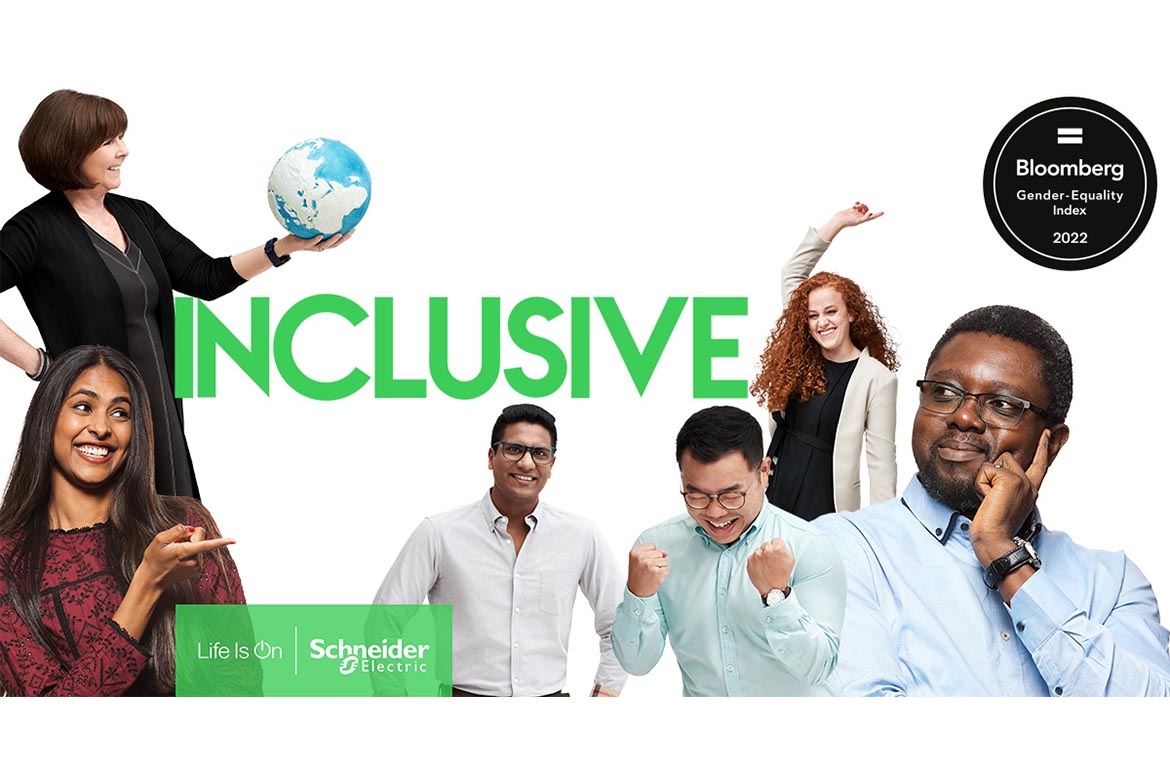 Compromisso da Schneider Electric com a Diversidade & Inclusão é reconhecido pelo Índice de Igualdade de Género da Bloomberg pelo quinto ano consecutivo