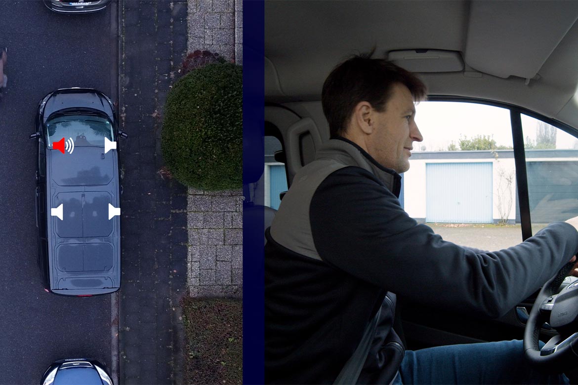 Ford faz testes com sons de passos e campainhas de bicicleta para sistemas inteligentes de alerta ao condutor