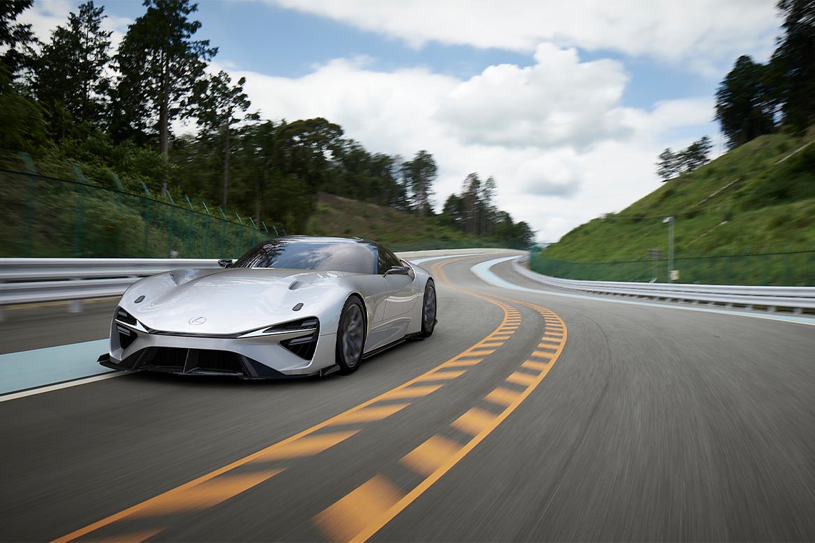 LEXUS divulga novas imagens de futuro desportivo elétrico