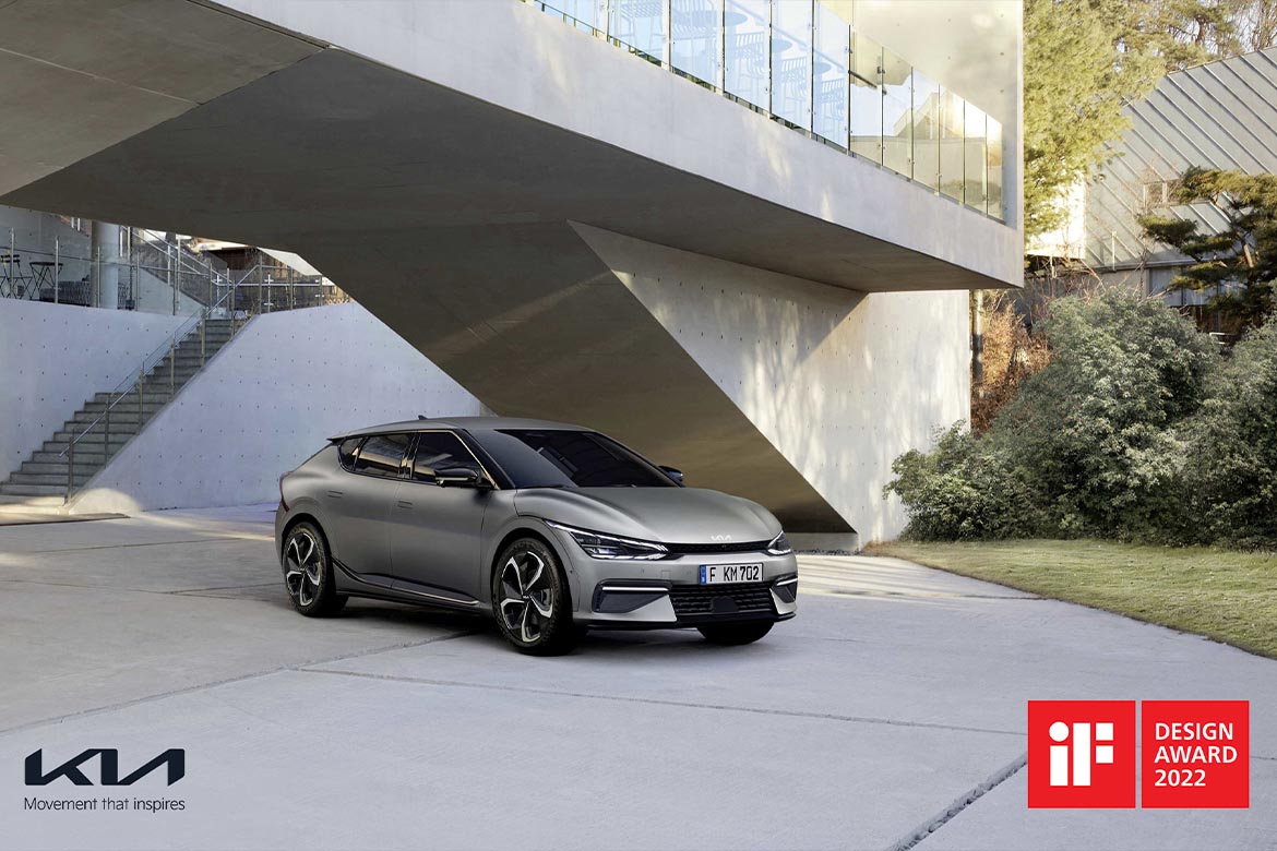 Kia EV6 volta a ser distinguido: quatro prémios nos “iF Design Awards”
