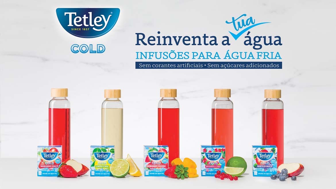 Tetley Cold dá muito mais frescura e sabor ao Verão