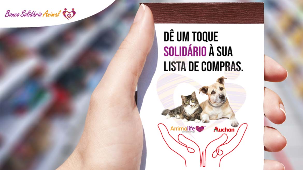 Auchan apoia Animalife com campanha solidária de norte a sul do país