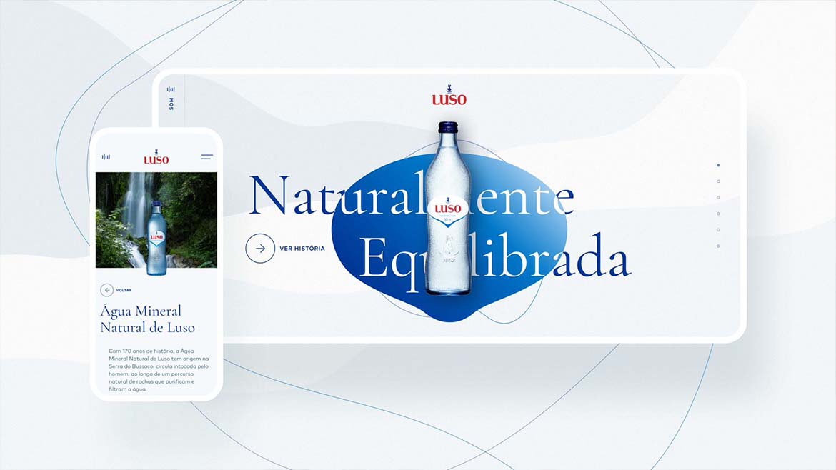 ÁGUA DE LUSO LANÇA NOVO SITE PARA ESTAR MAIS PERTO DOS CONSUMIDORES