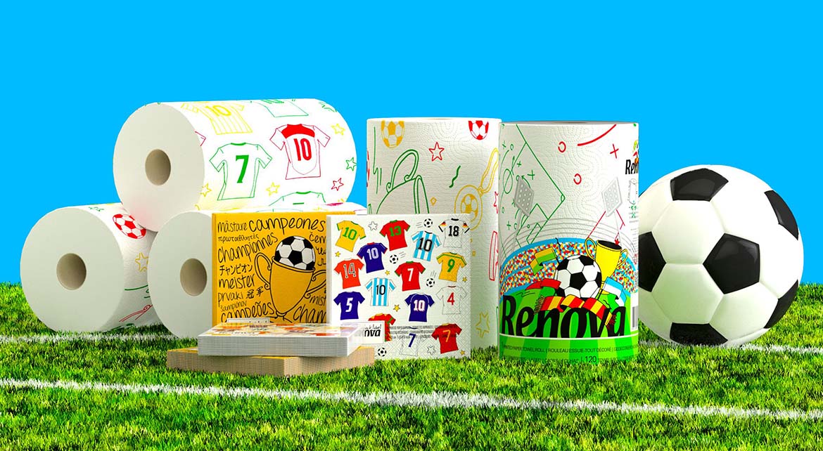 Renova lança nova gama de produtos para os fãs de futebol