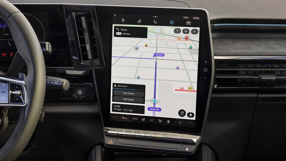RENAULT, a primeira marca automóvel a integrar o WAZE diretamente no seu sistema multimédia