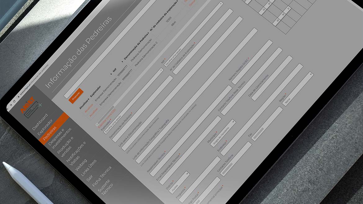 ANIET lança plataforma inovadora de gestão de pedreiras