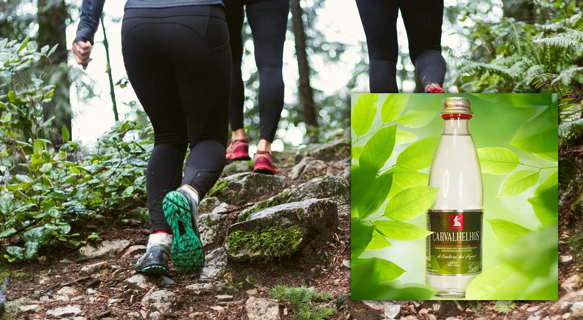 Águas de Carvalhelhos em passo de corrida na prova de trail entre a Amareleja e Barrancos
