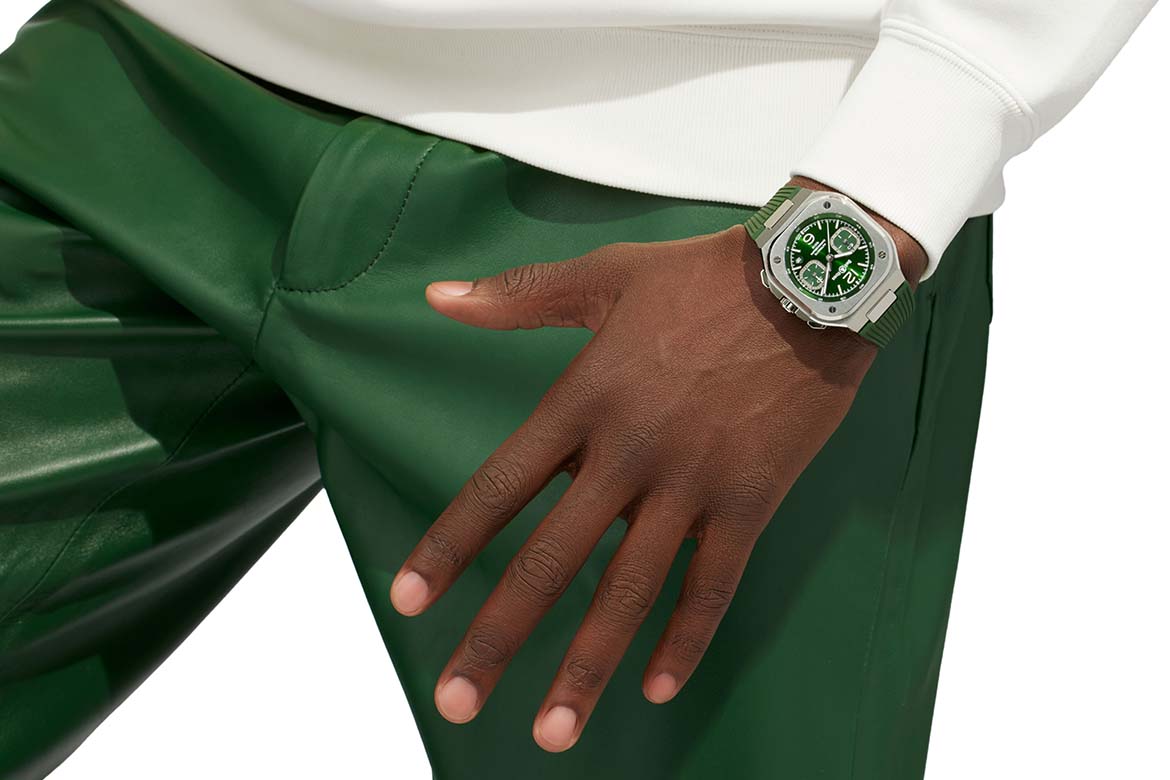 O lado verde da Bell & Ross | BR 05 CHRONO GREEN STEEL