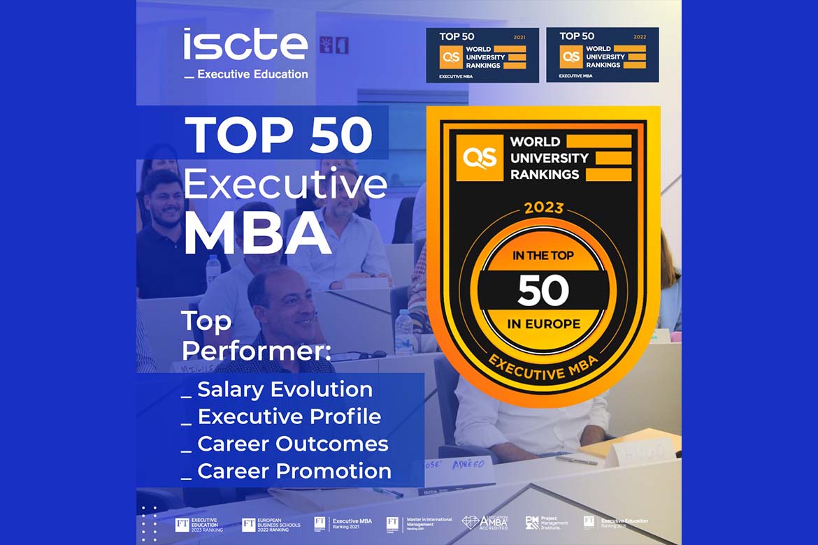 Iscte Executive Education está no Top 50 Executive MBA na Europa pelo terceiro ano consecutivo