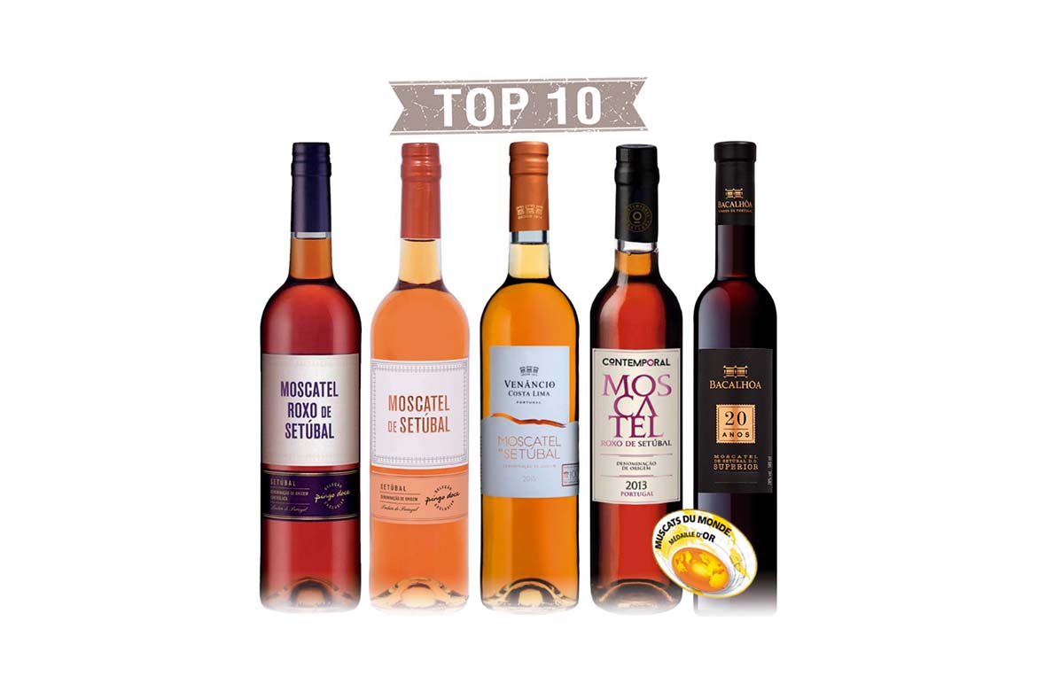 5 Moscatéis de Setúbal voltam a integrar o top 10 do Concurso Internacional Muscats du Monde®