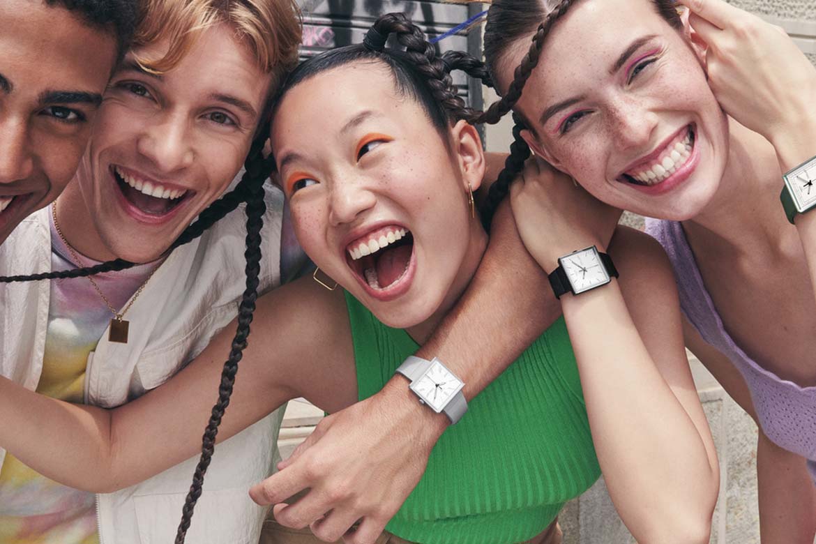 Os quadrados conquistam a Swatch na nova coleção bioceramic ‘what if?’