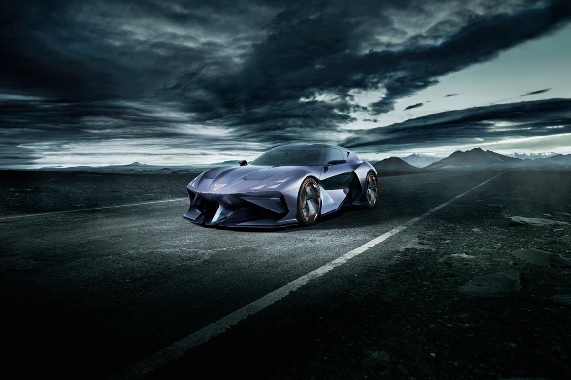 CUPRA DarkRebel apresentado mundialmente durante a Volkswagen Group Night, no IAA em Munique