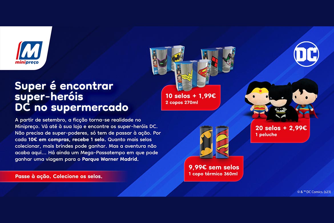 Minipreço lança coleção de Super-Heróis DC