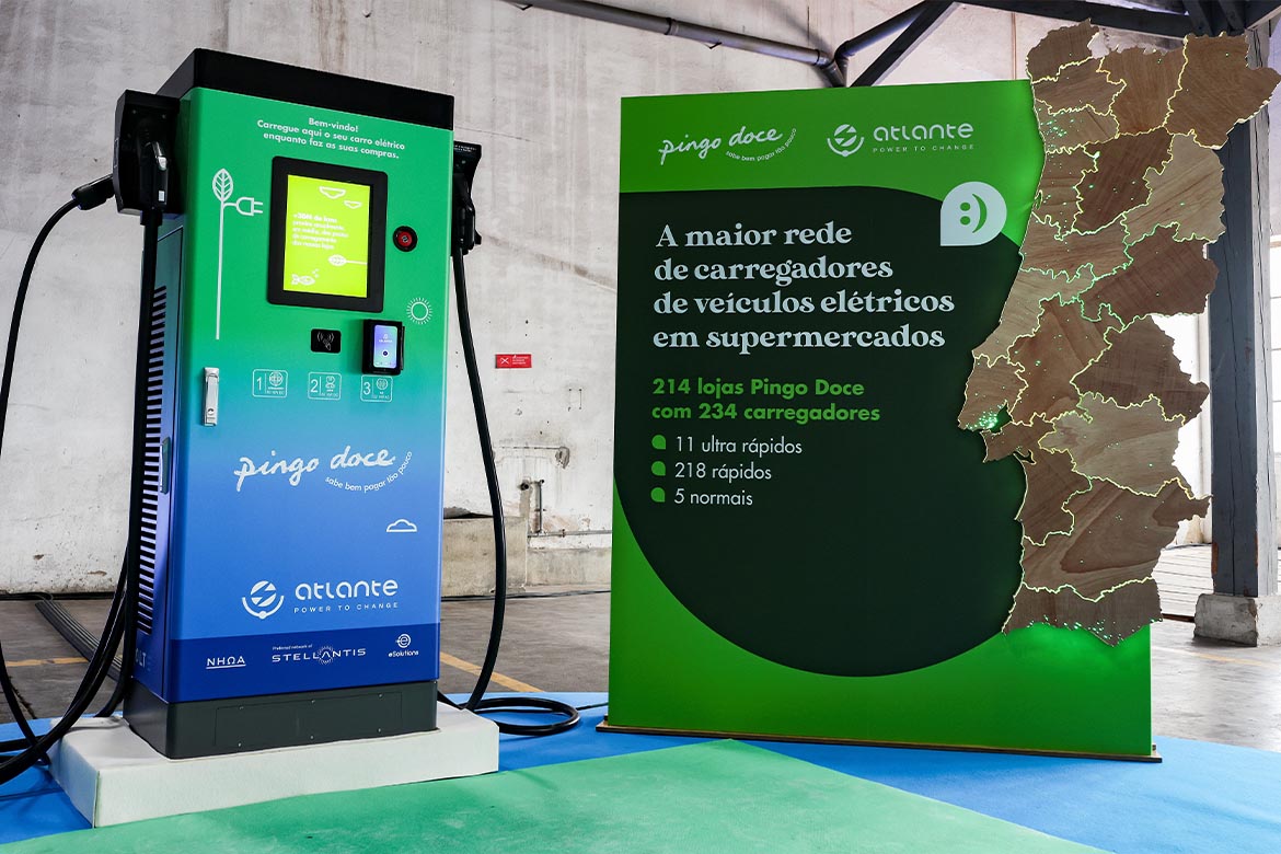 Pingo Doce tem a maior rede de  carregadores de veículos elétricos em supermercados